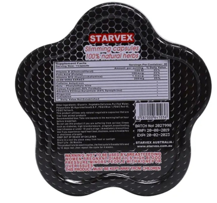 Starvex 40 capsules ستارفيكس كبسول للتخسيس - Sevelay