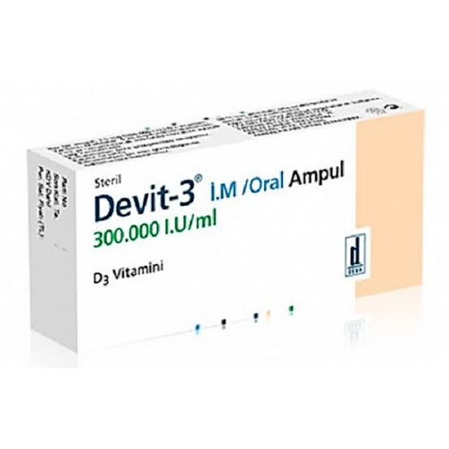 Devit-3 300 000 ampules ديفيت امبول فيتامين د - Sevelay